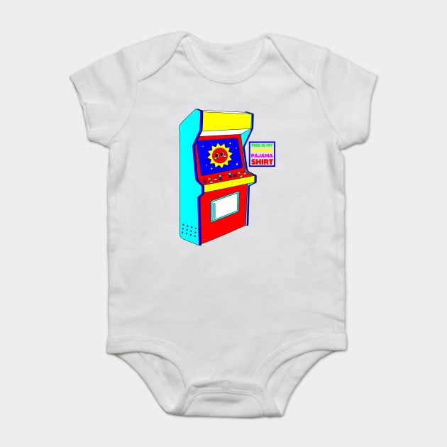 This This Is My Gaming Pajama Shirt 2. Retro Baby Bodysuit by Megadorim